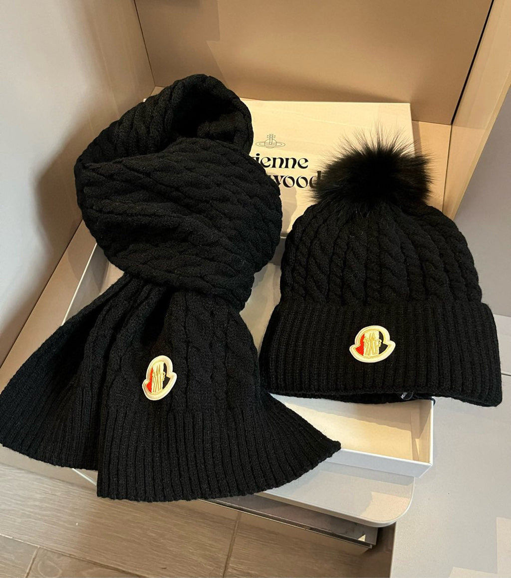 Scarf and Beanie Set 2PCS