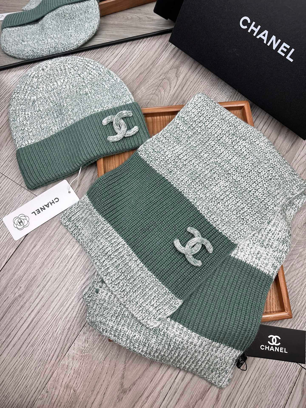 CC Beanie Scarf Set 2pcs (1123329263)