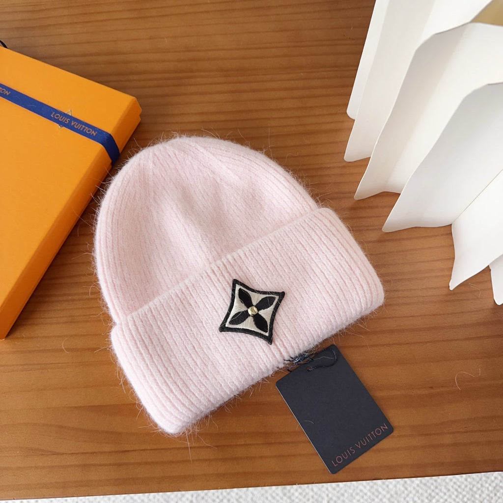 Beanie in Light Pink