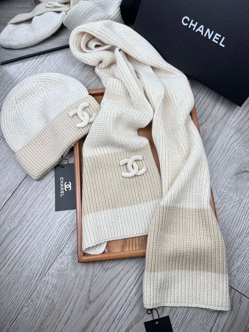 CC Beanie+Scarf Set 2pcs (1123329379)