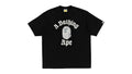 BAPE College Relaxed Fit II Tee Black