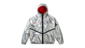 Palace x Nike England Dri-FIT Academy Anthem Jacket Pewter Grey/Bright Crimson/Black