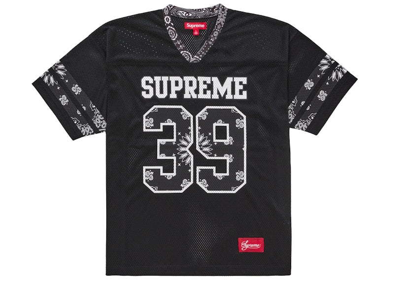 Supreme Bandana Football Jersey Black